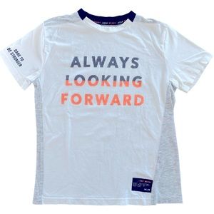 Zara Boys T-Shirt. White and gray. 10